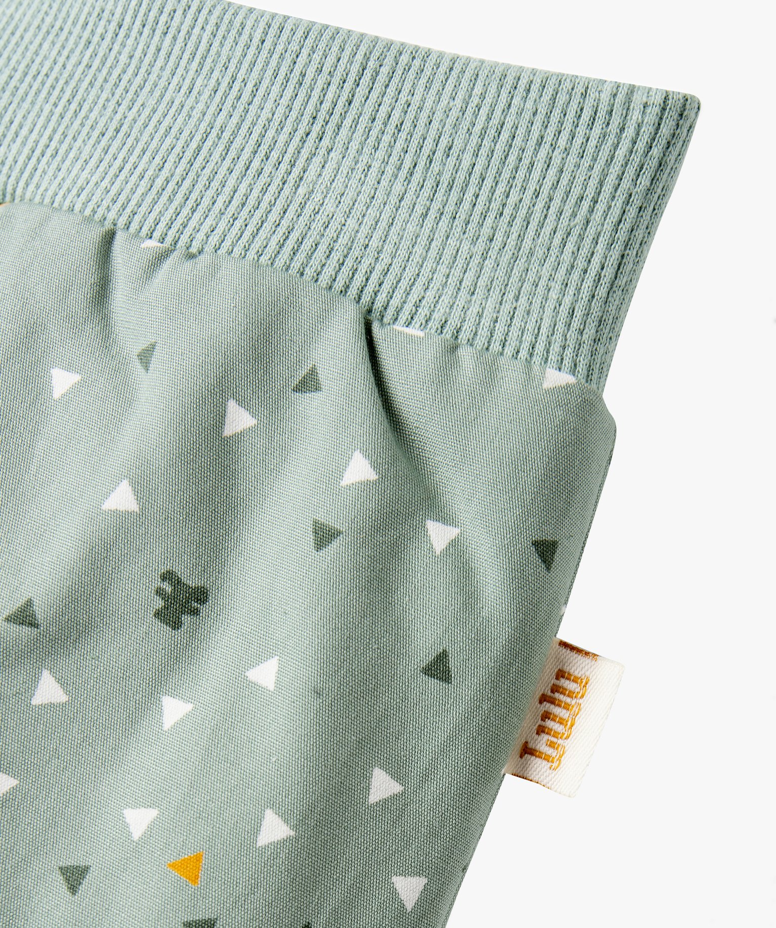 Pantalon bébé Garçon en toile imprimée doublée jersey -... vert clair | GEMO