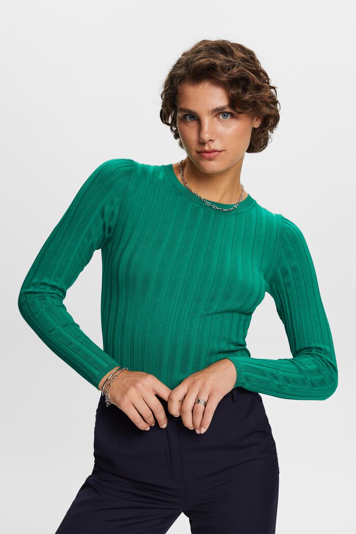 Sweatshirt aus Rippstrick
