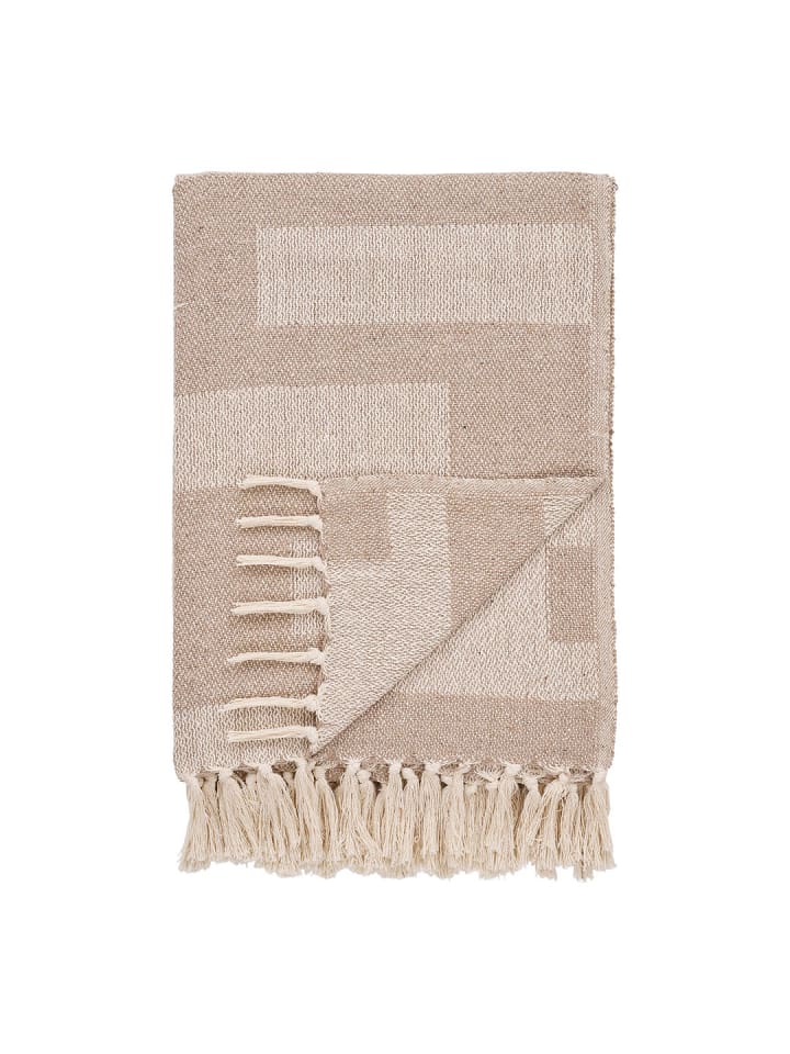 ebuy24 Plaid Adana Taupe 130 x 180 cm günstig kaufen onesize
