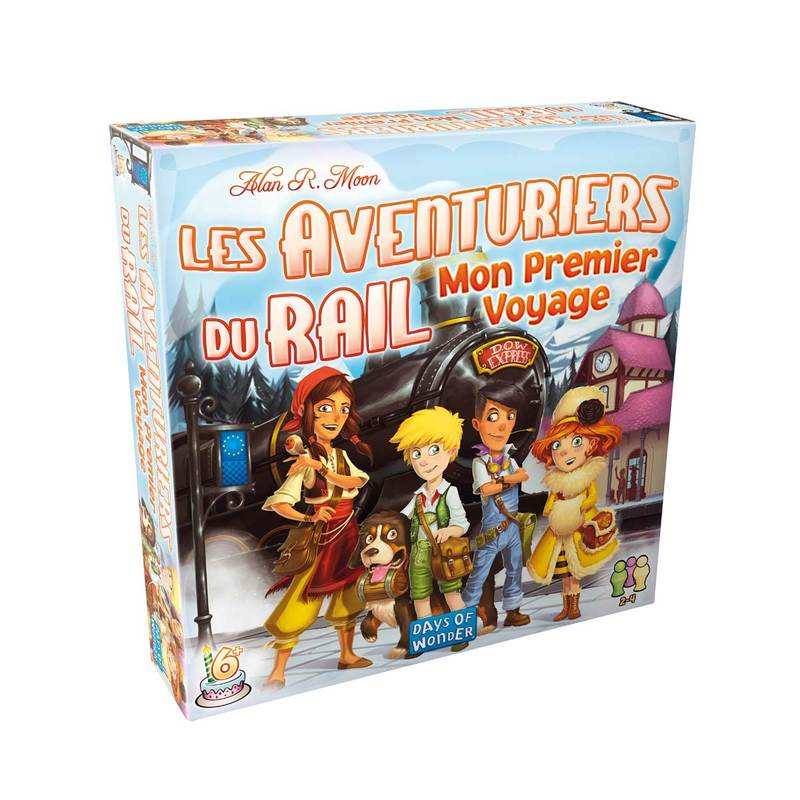 Jeu de société Les aventuriers du rail Mon premier voyage Asmodée
