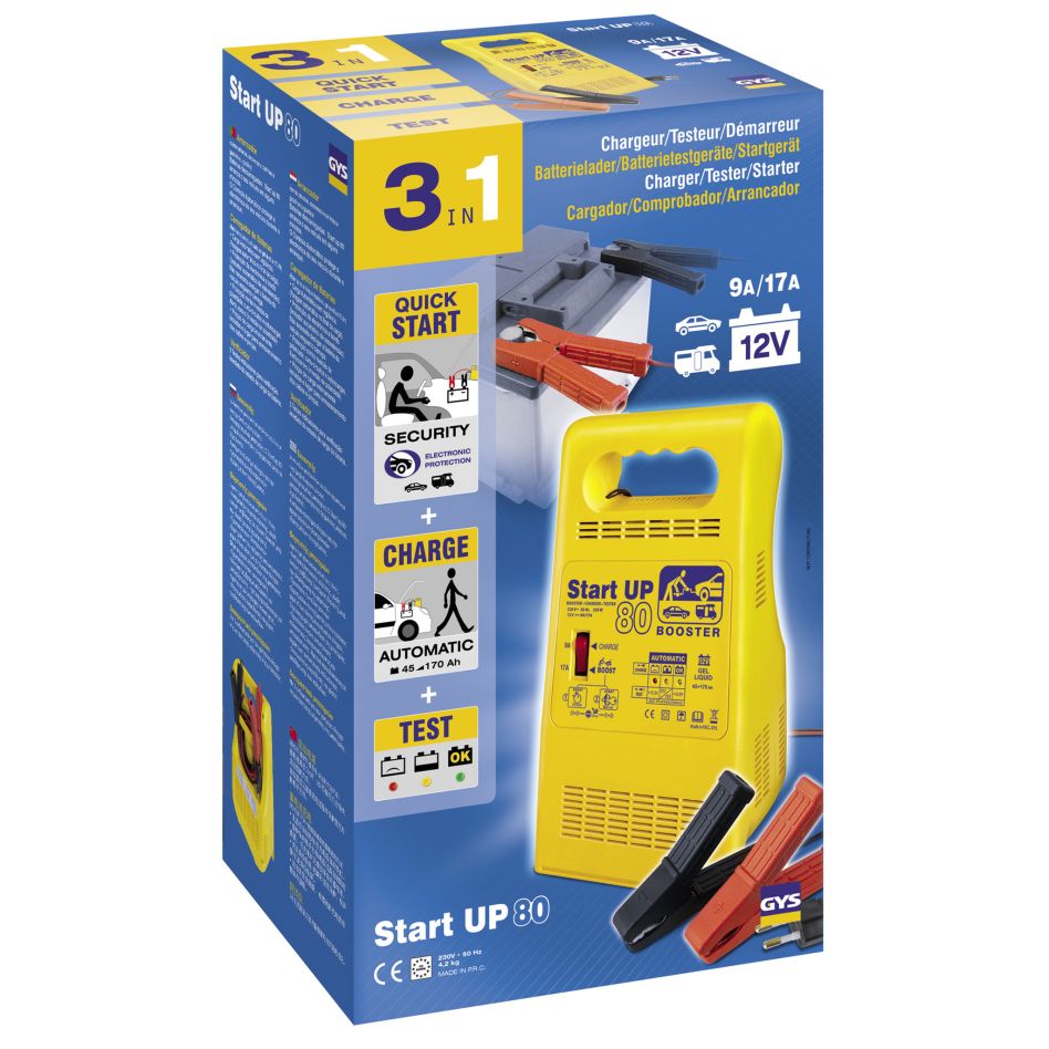 Gys 5192024922 Start UP 80 automatski punjač baterija 12V
