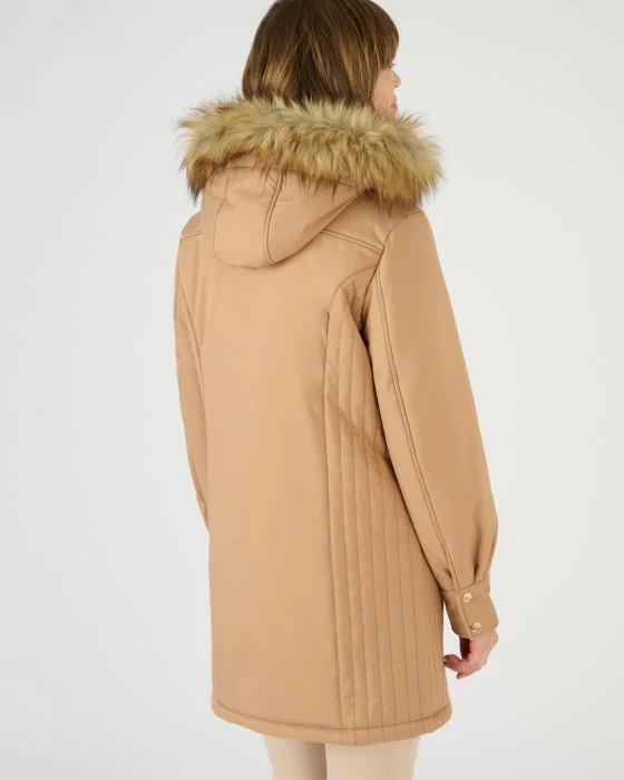 Parka chaude à piqûres fantaisie Thermolactyl