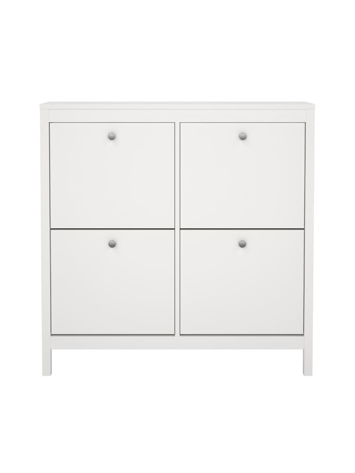 ebuy24 Schuhschrank Madrid Weiß 103 x 25 cm günstig kaufen onesize