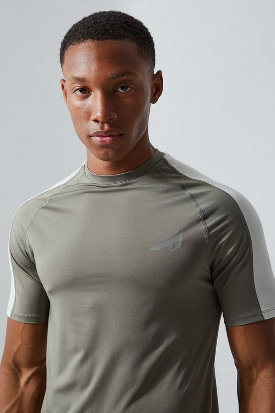 Active Colorblock schnell trocknendes T-Shirt