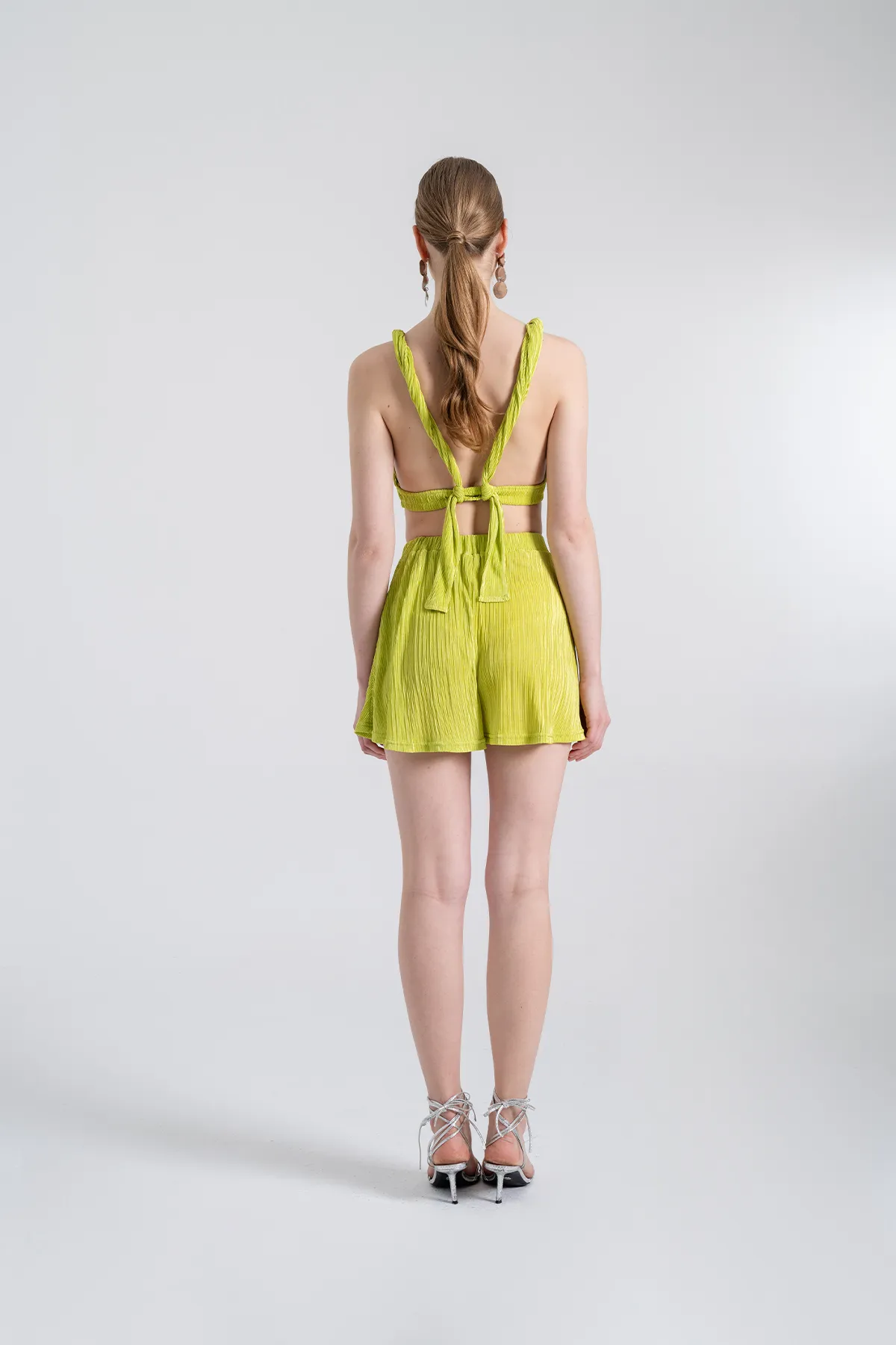 HOLLY LOLLY  Bequemes Bustier mit elastischem Taillenband in Grün