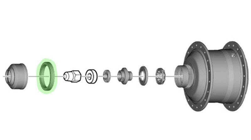 Shimano Center-Lock Distanzring für ALFINE Getriebenaben kaufen | Bike-Discount