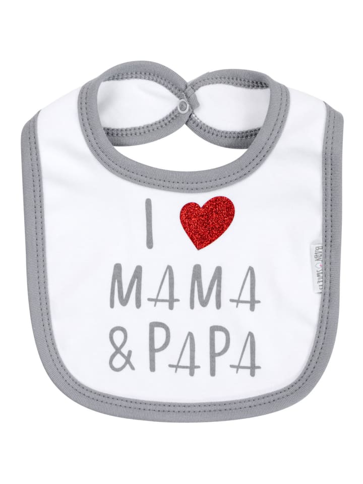 Baby Sweets Erstausstattung-Set I love Mama & Papa in weiss günstig kaufen
