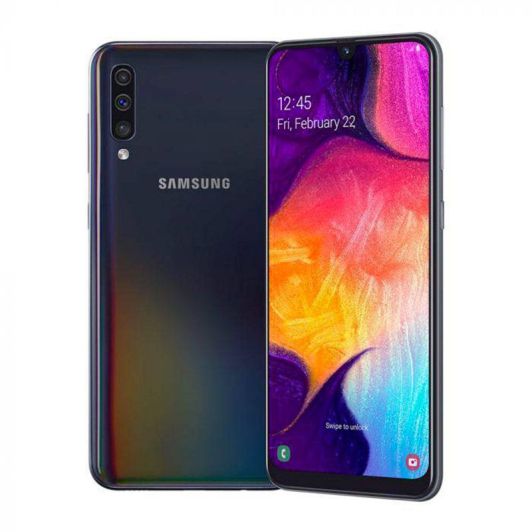 Smartphone SAMSUNG GALAXY A50 64Gb negru, recondiționat, gradul A