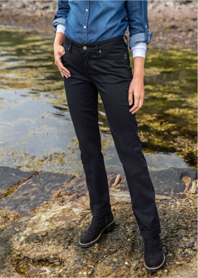 Komfort-Stretch-Jeans, Straight