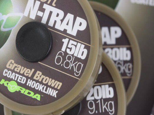 Trecciato per terminale da carpa Korda N-Trap Soft Gravel