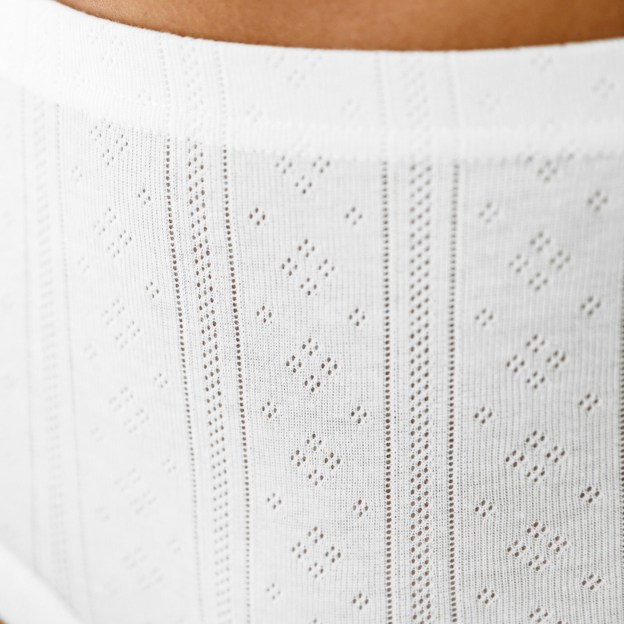 Culotte forme maxi coton motifs jacquard – Lot de 4