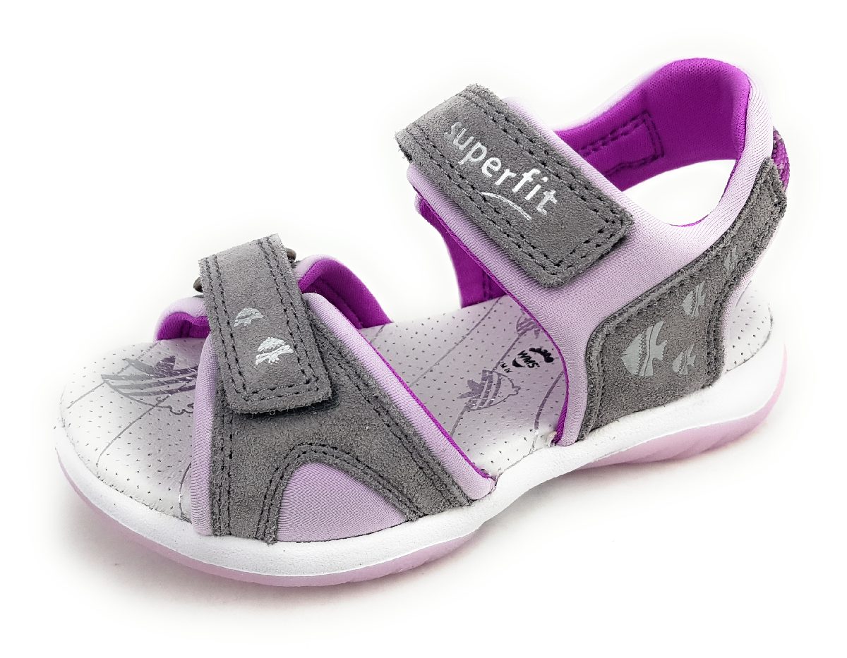 Superfit Sunny 1-006127-2500 Grau 2500 Hellgrau/Lila