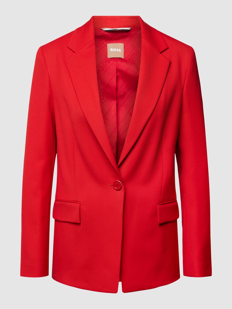 Blazer mit Reverskragen Modell 'Jocalua' in hellrot
