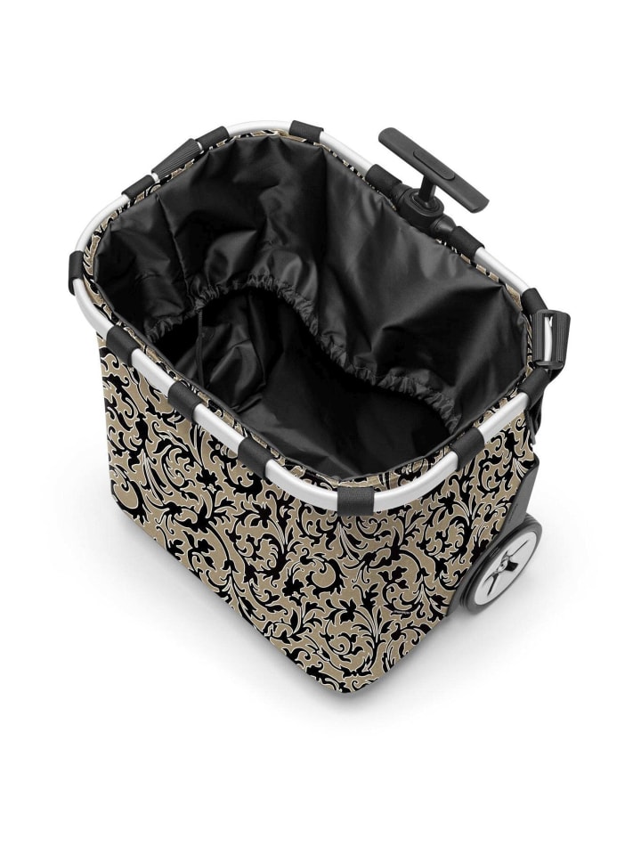 Reisenthel carrycruiser - Einkaufstrolley 47.5 cm (frame raffia black) in baroque marble günstig kaufen onesize