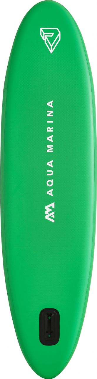 PureHaven Aqua Marina All-Around SUP Board 300x76cm mit Reißverschlussrucksack Double Action-Pumpe LIQUID AIR Paddel Einschub-Mittelfinne Sicherheitsleine Grün