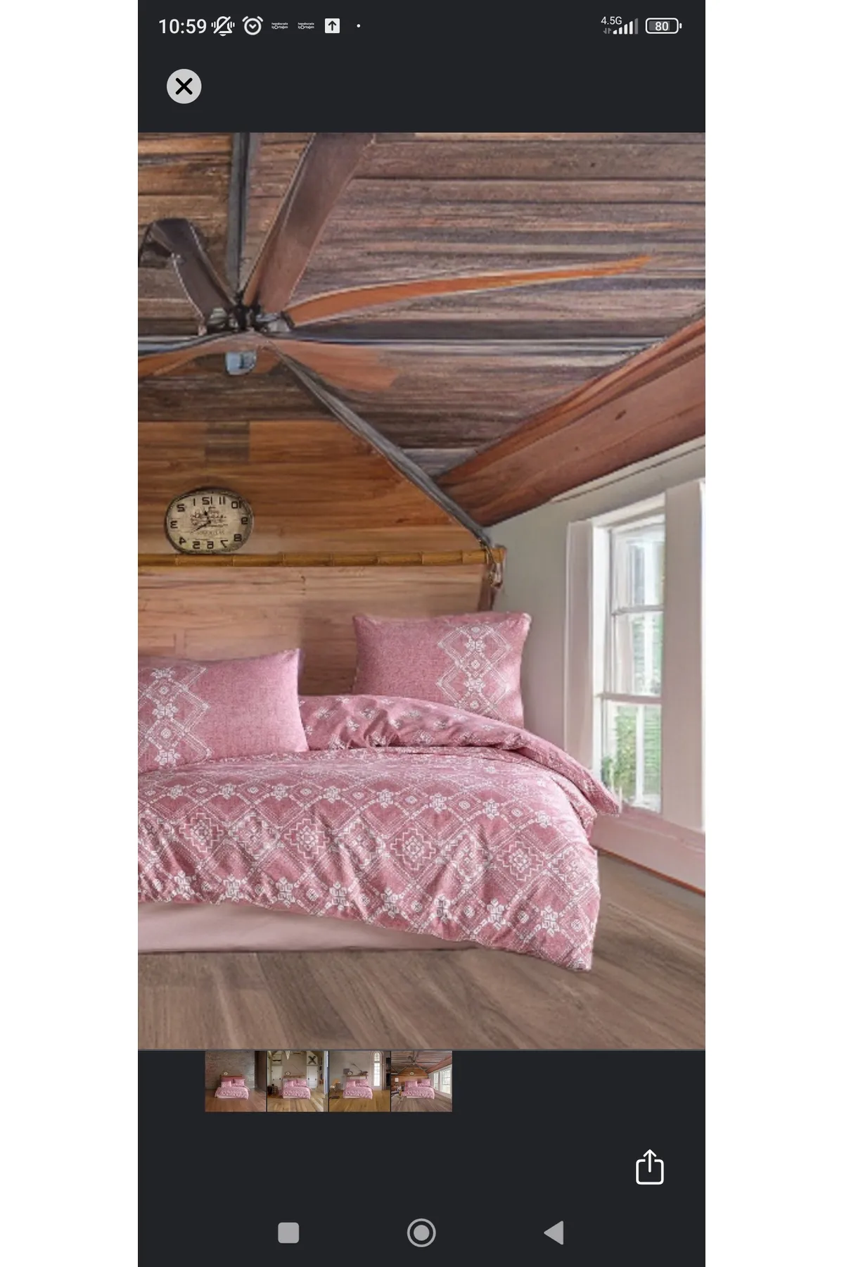 Elart  Bliss Spannbettbezug-Set für Einzelbett, 100 % natürliche Baumwolle, Ranforce, 3-teilig, Puder