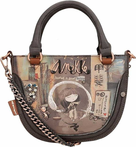 ANEKKE Handtaschen braun Handbag S round
