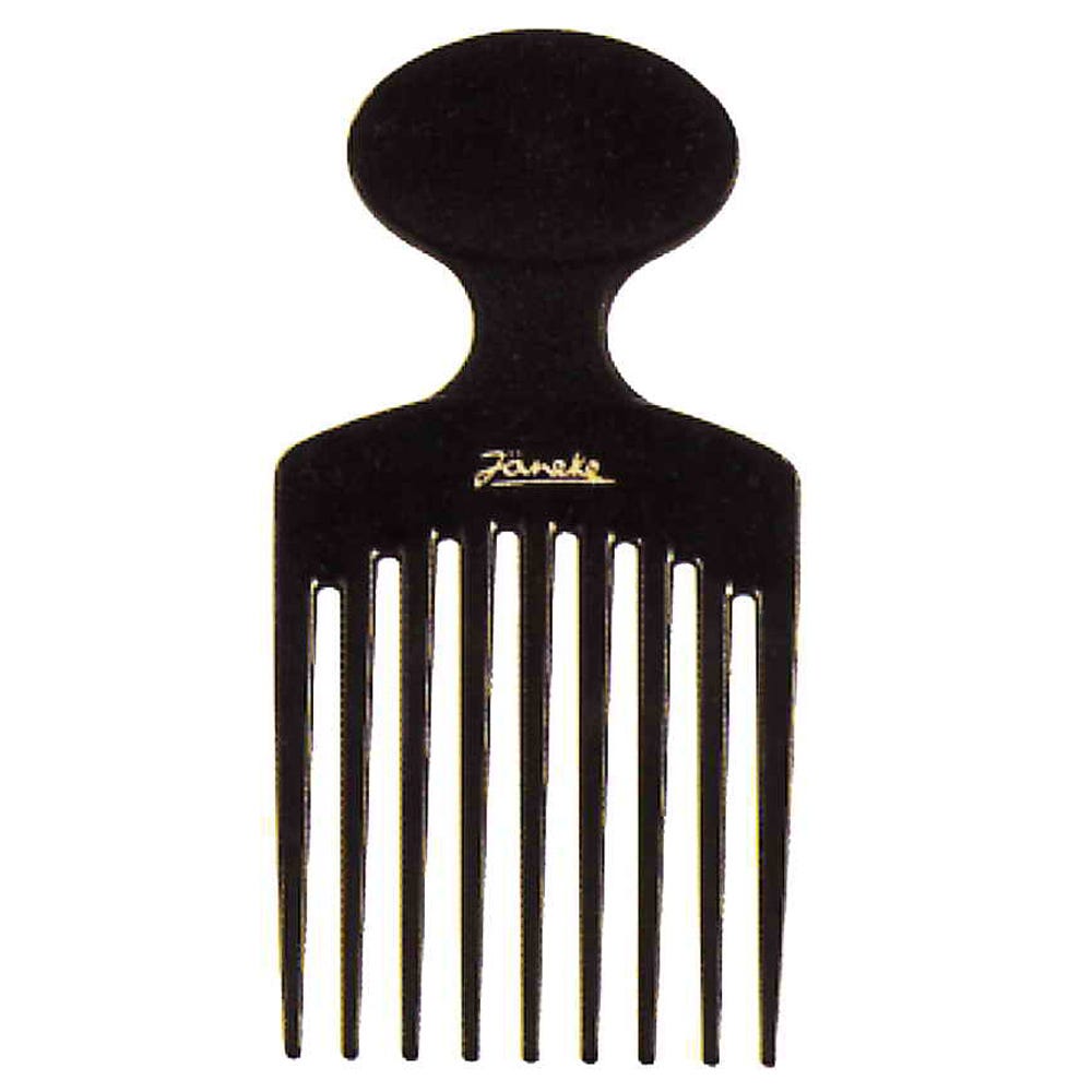 Jäneke Polycarbonate Afrokamm 878, schwarz