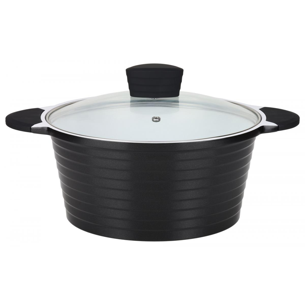 Casa Royale Kochtopf Elverum - ø ca. 16 cm, schwarz/weiß