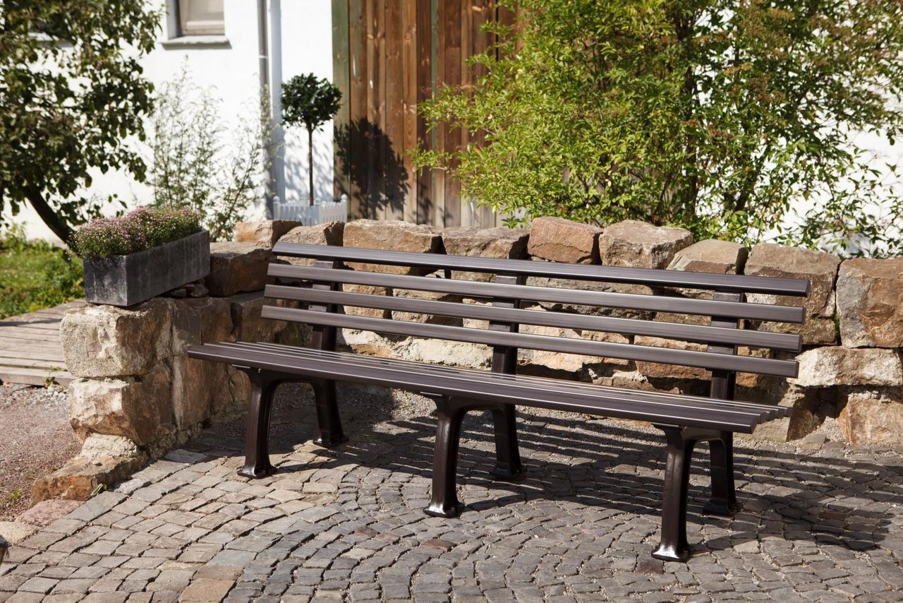 Blome Gartenbank Juist schokoladenbraun