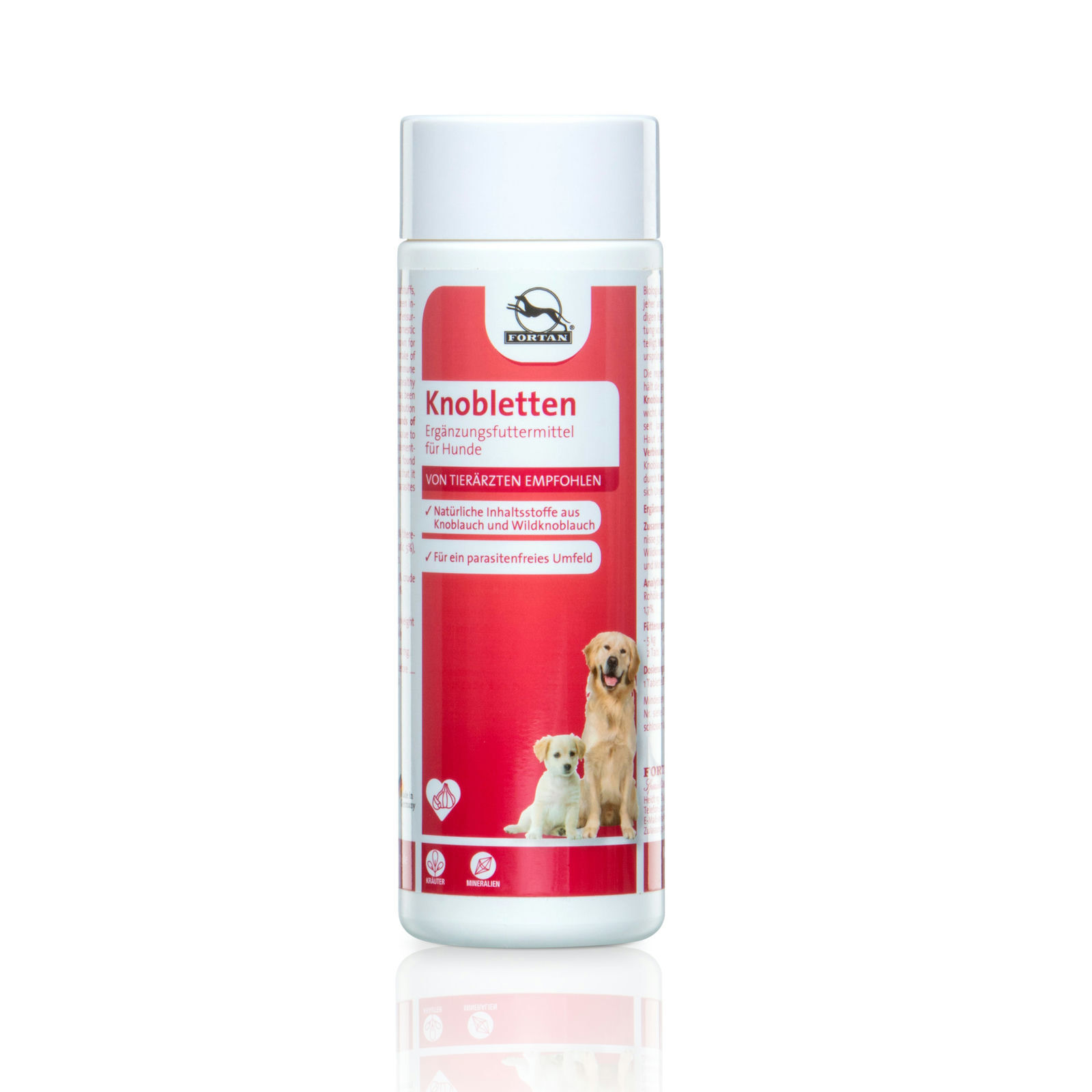Fortan Ergänzungsfutter & Aufzucht Fortan Knobletten Tabletten mit Knoblauch und Bärlauch 400 g