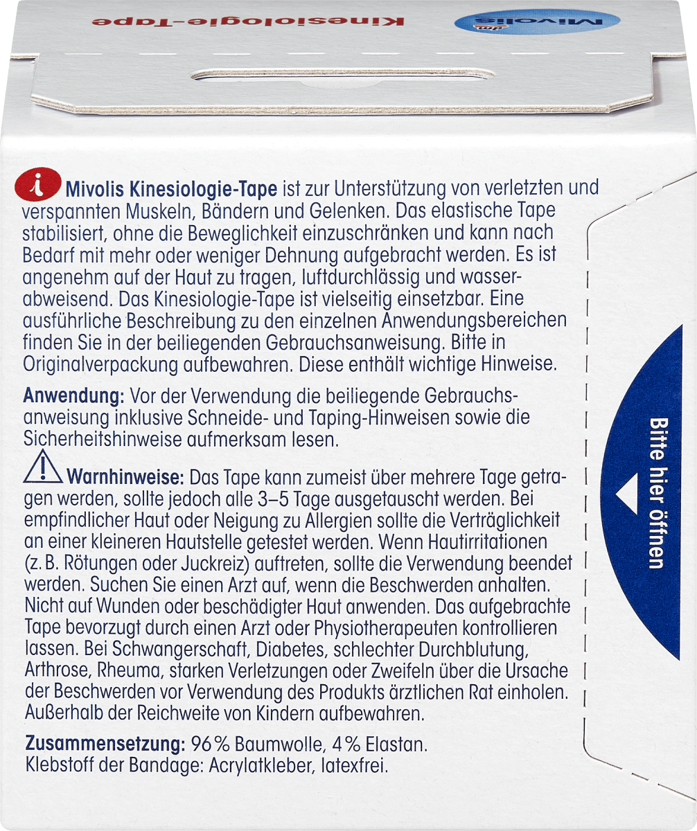 Kinesiologie-Tape, 1 Rolle, 1 St