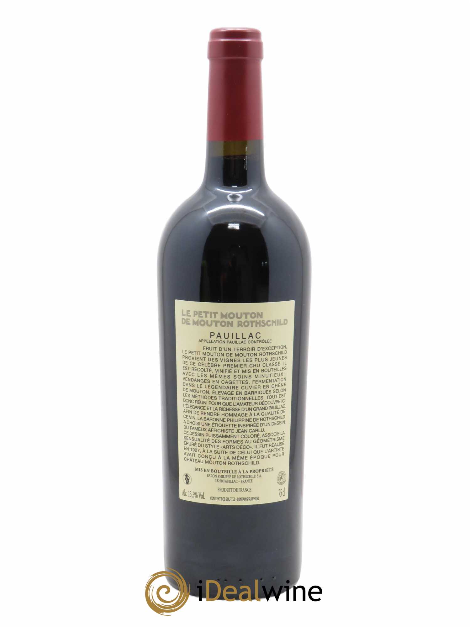 Petit Mouton Second Vin (CBO à partir de 6 BTS) 2019 - Lot de 1 Bouteille