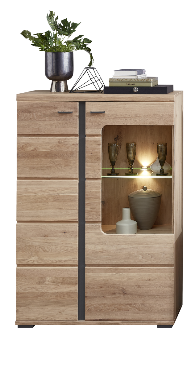 Vitrine Sonos II links Eiche