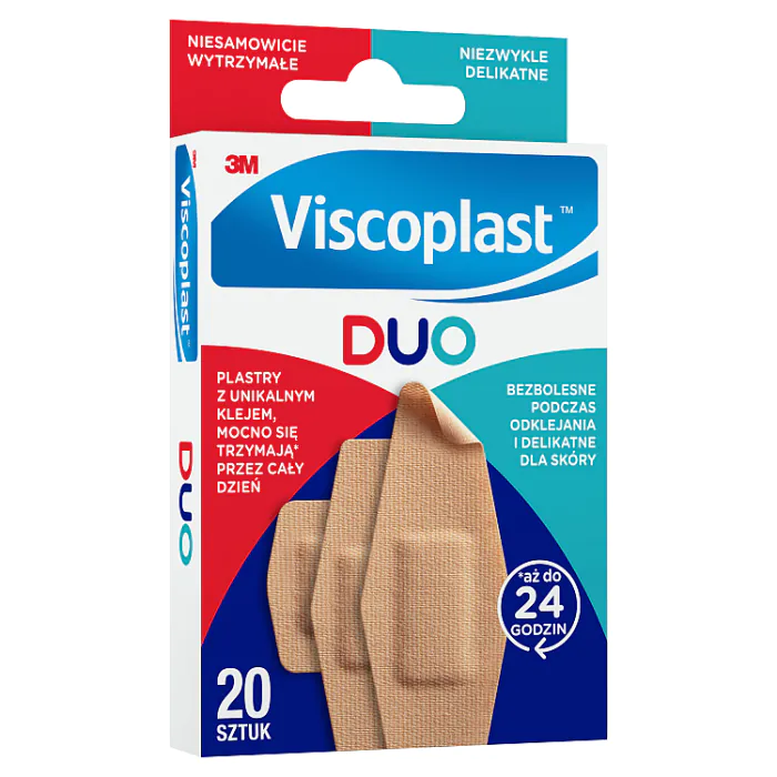 Viscoplast Duo, conjunto de pensos adesivos, 3 tamanhos