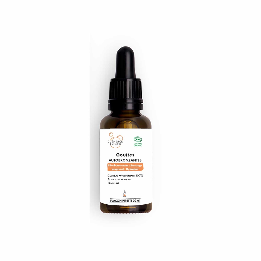 Clemence & Vivien Gouttes autobronzantes hâle intense Gouttes autobronzantes