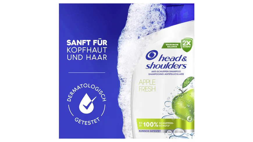 head & shoulders Apple Fresh Anti-Schuppen Shampoo 200 ml