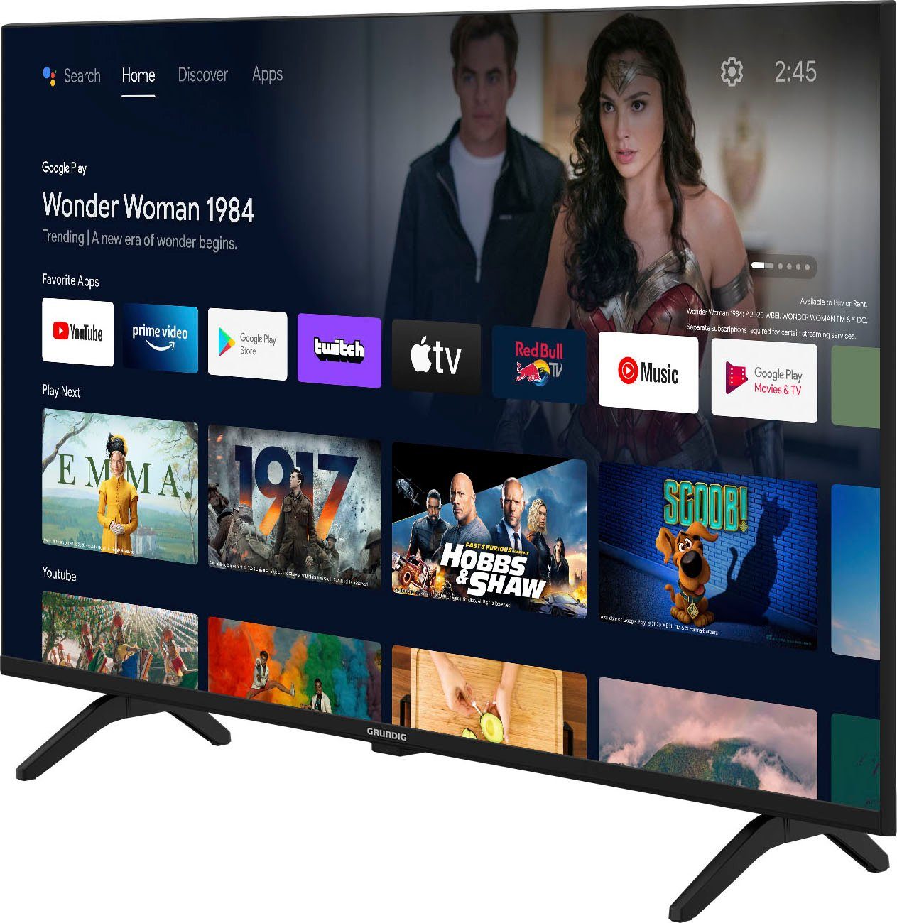 Grundig 32 VOE 631 BR2T00 LED-Fernseher (80 cm/32 Zoll, HD ready, Android TV, Smart-TV)
