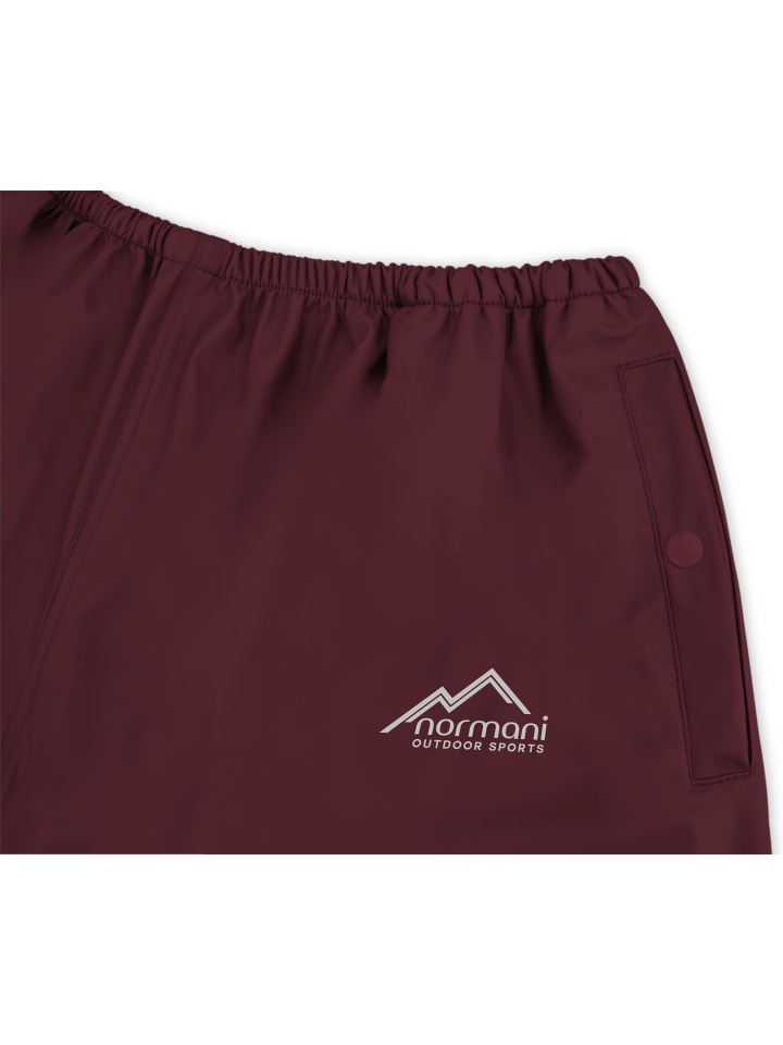 Normani Outdoor Sports Kinder Regenhose York in Bordeaux günstig kaufen