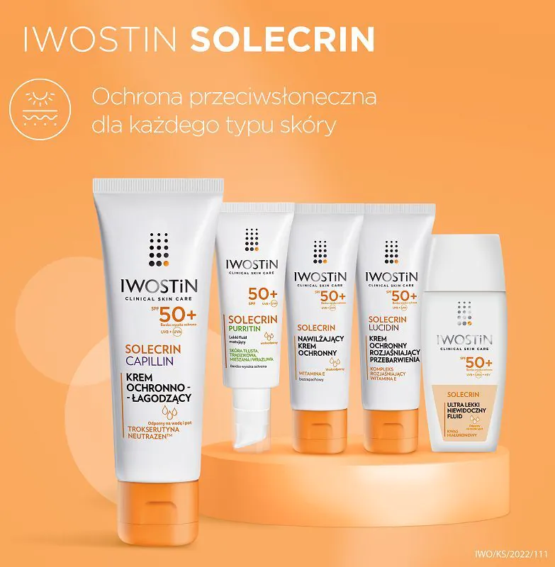 Iwostin Solecrin Capillin beschermende crème SPF 50+