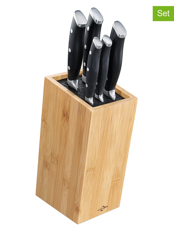 Küchenprofi 6tlg. Messerblock 