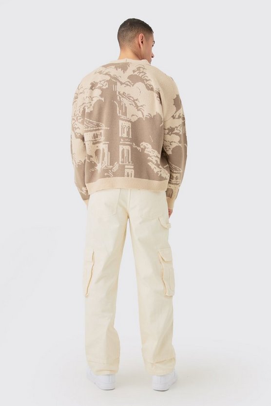 Kastiger Oversize Cardigan
