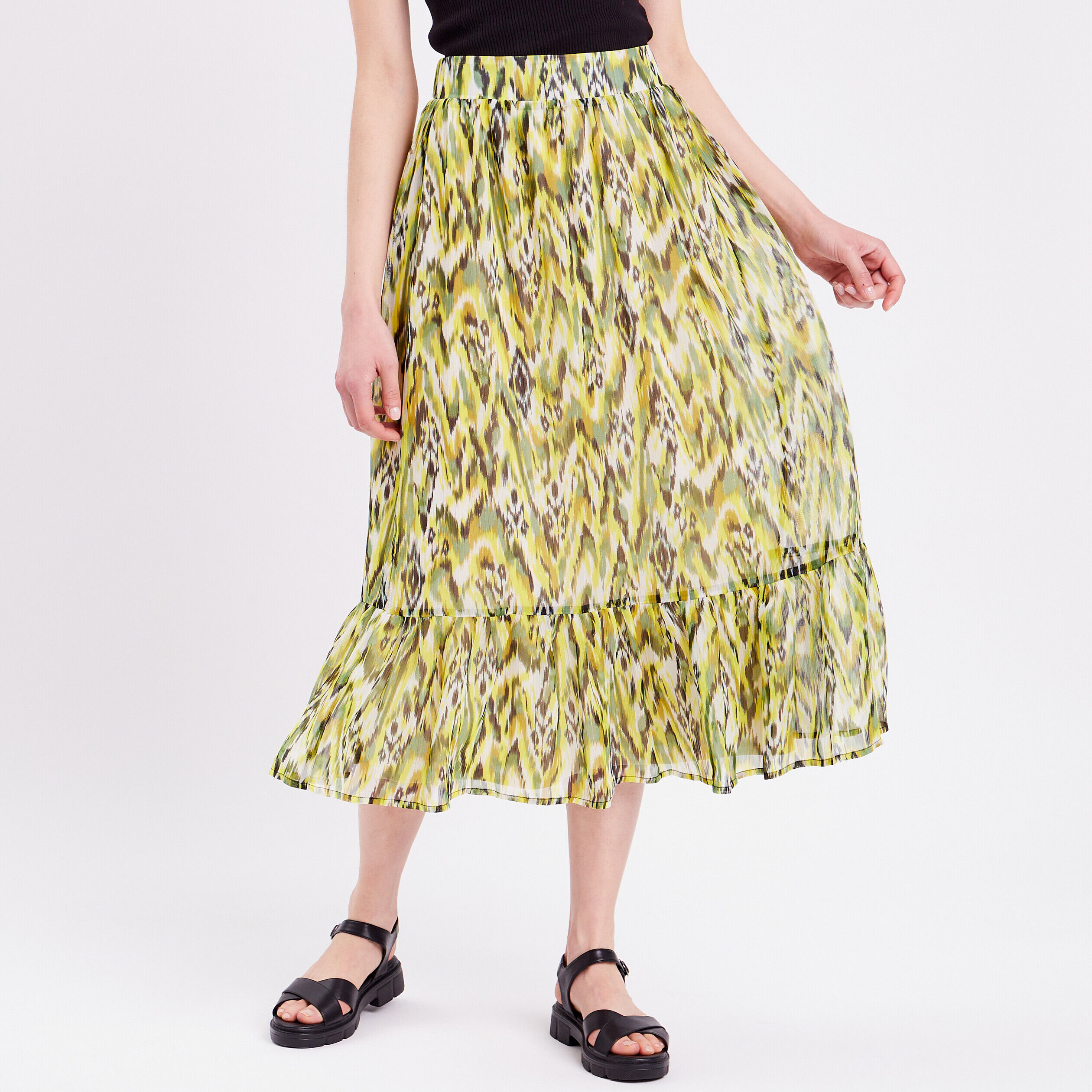 Jupe droite blanc femme | Cache Cache