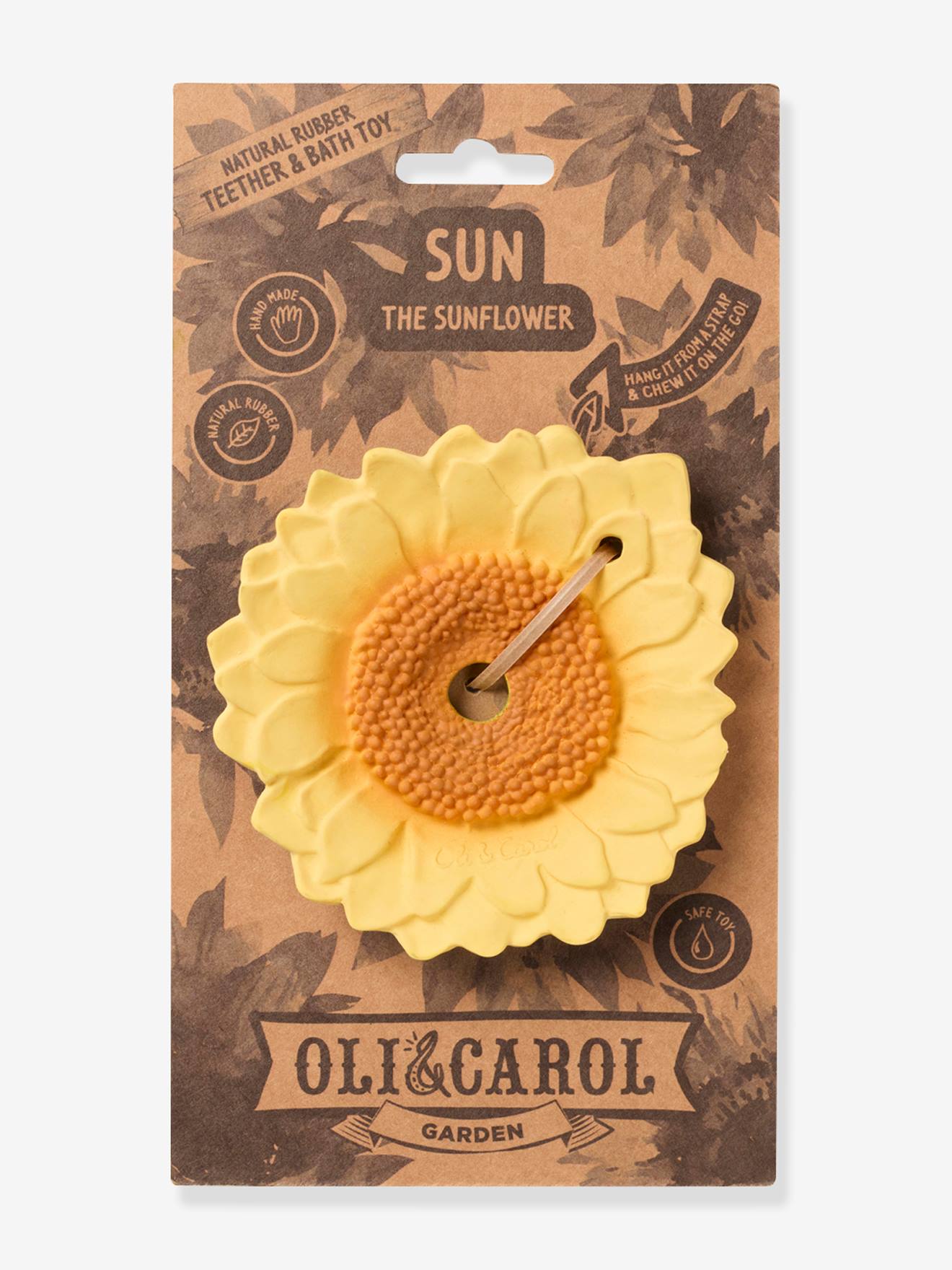 Oli & Carol Zahnungshilfe SOL, DIE SONNENBLUME OLI & CAROL - gelb