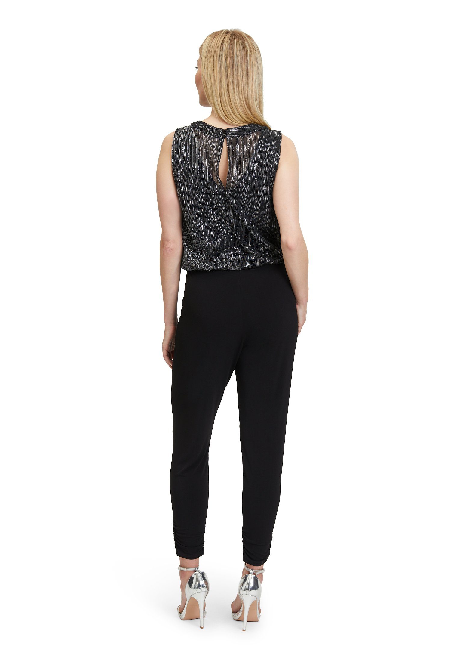 Vera Mont Jumpsuit mit Cut-Outs (1-tlg) Glitzernd