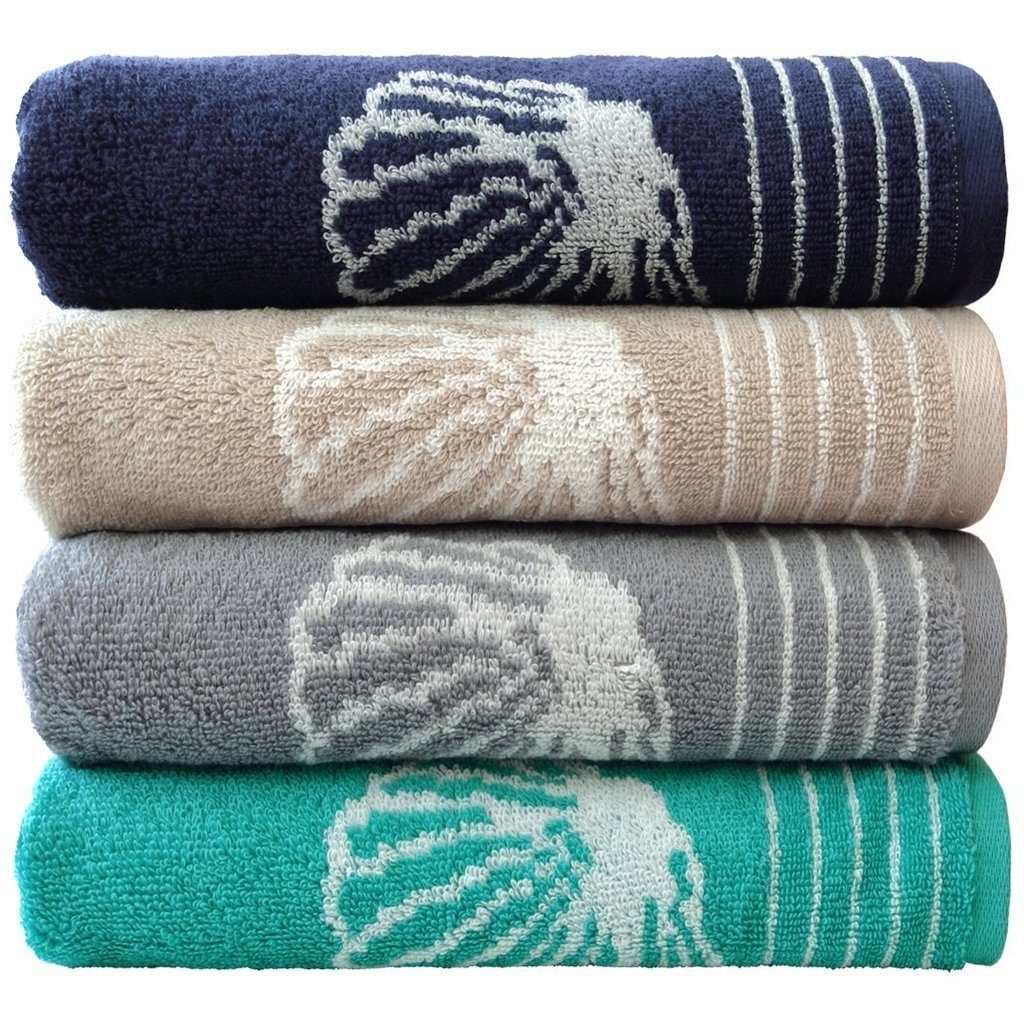 Dyckhoff Handtuch Dyckhoff Frottierserie 'Seashell', (1-St)