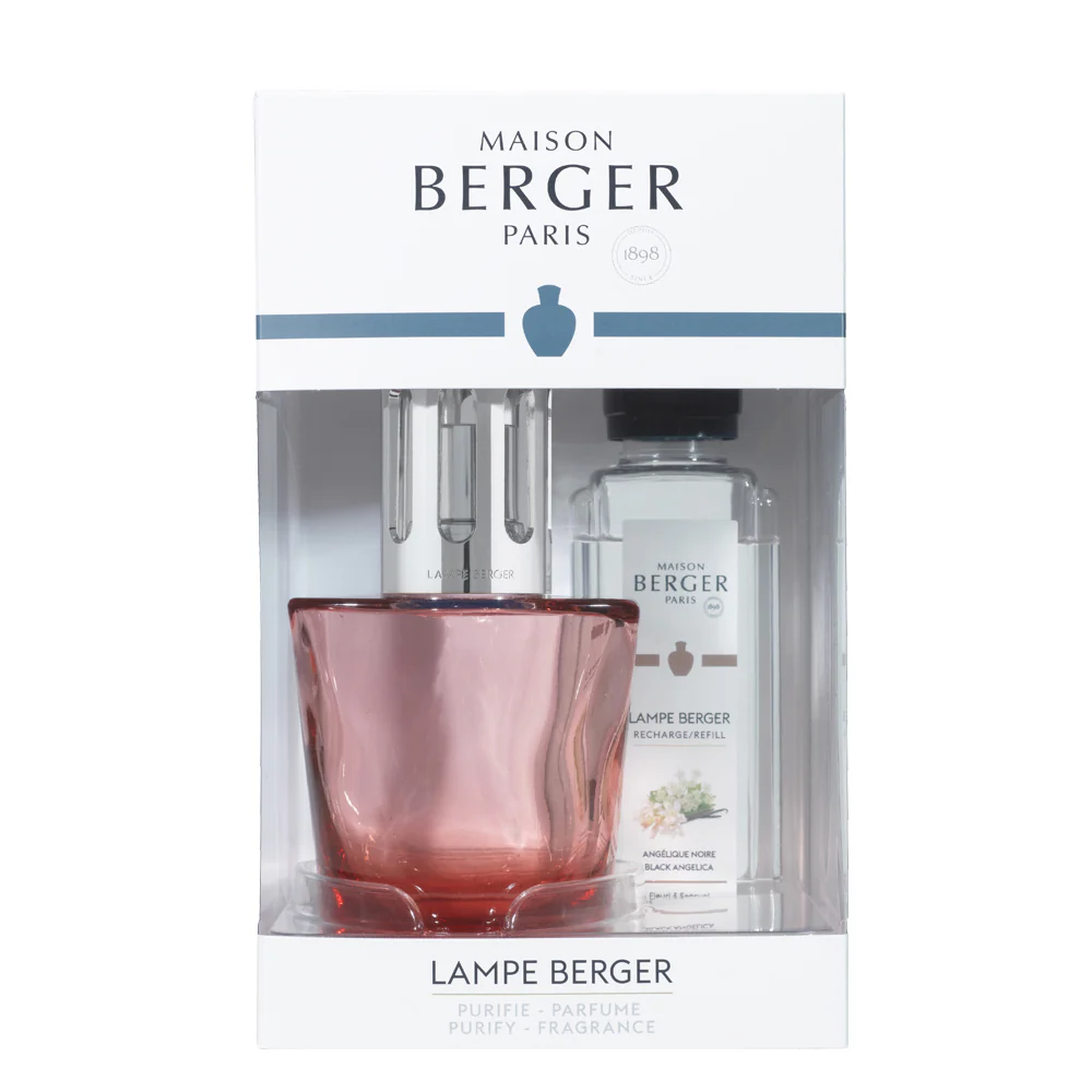 Lampe Coffret Terra Rouge - Cofanetto con Lampada, Lampada Catalitica, Profumo per Lampada Catalitica