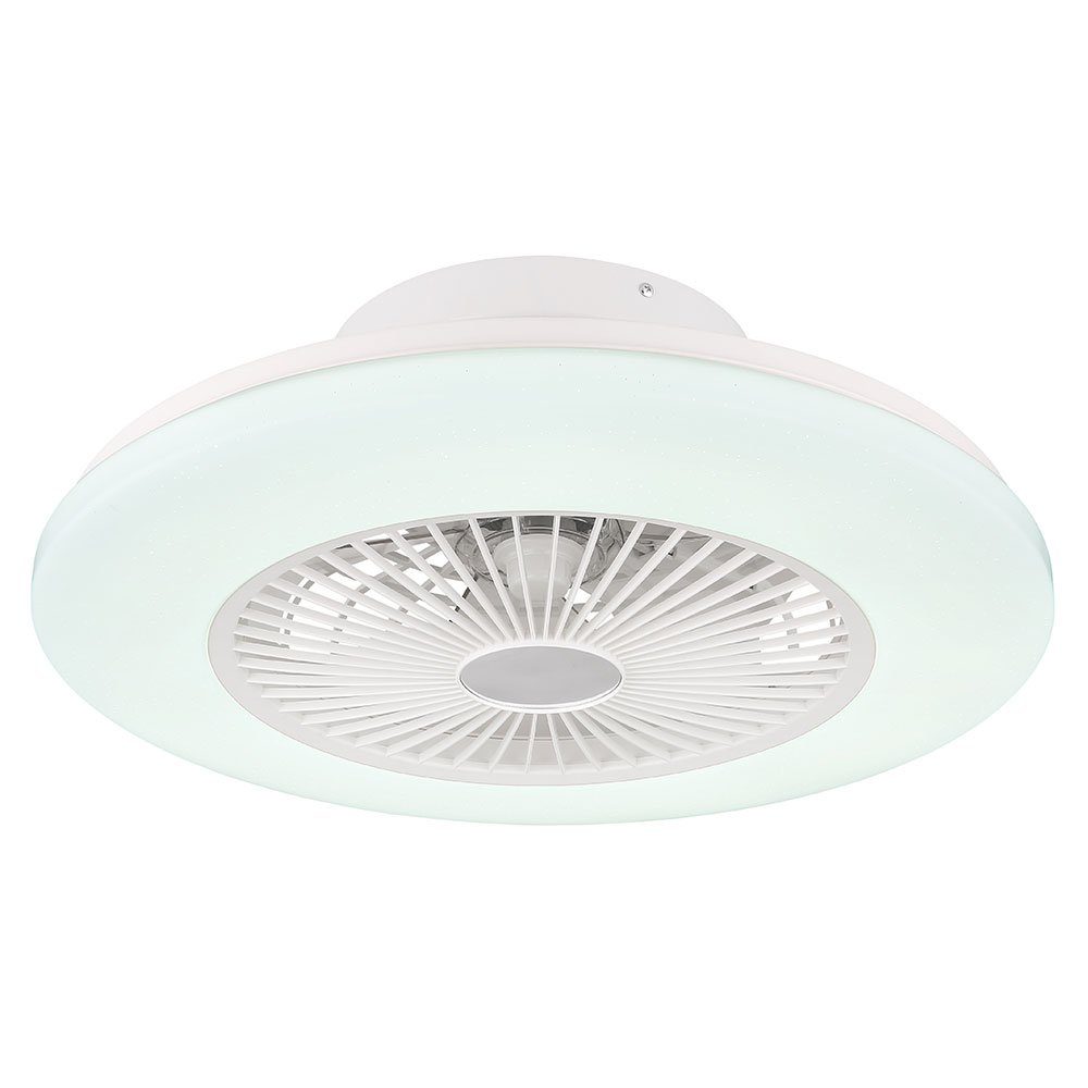 etc-shop Deckenventilator, LED Deckenventilator inkl. Fernbedienung Sterneneffekt Dimmbar