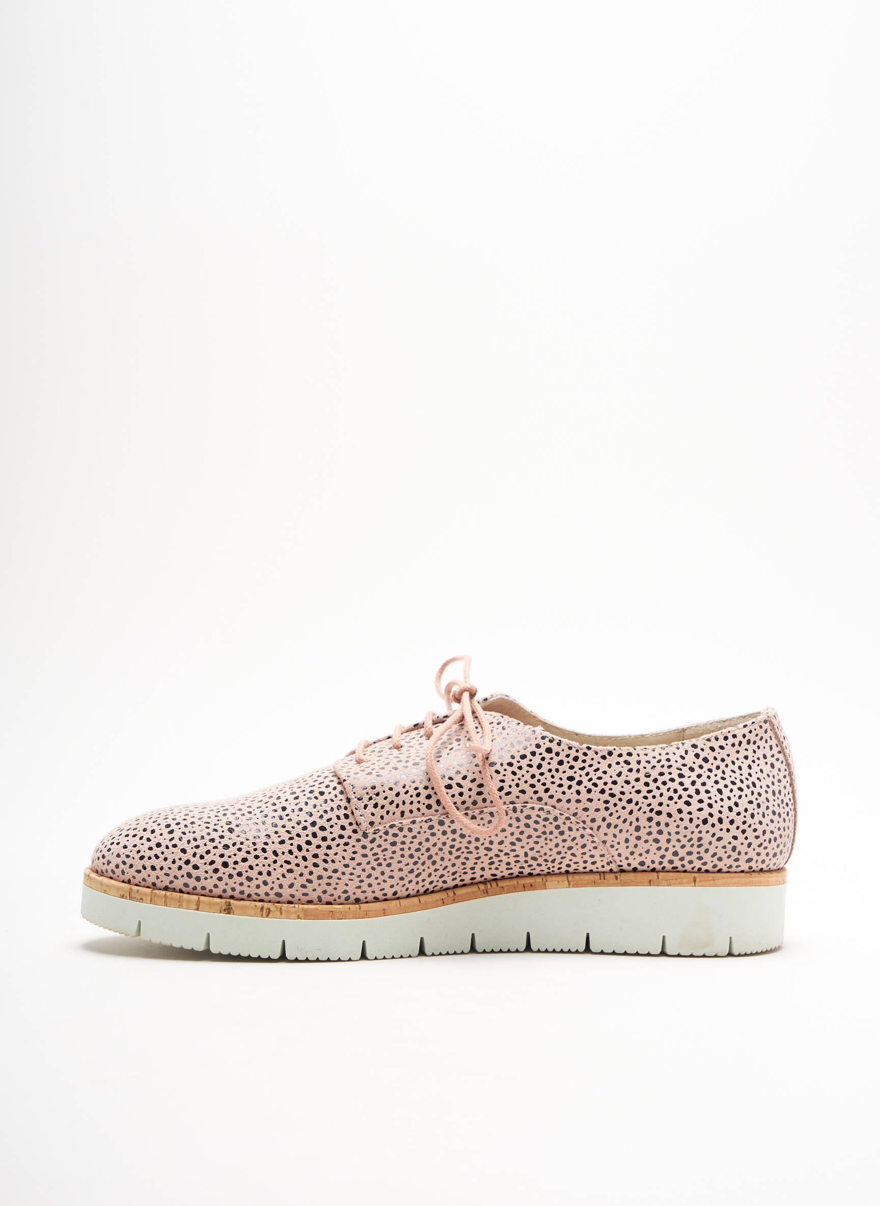 Brodequins Derby Femme couleur rose