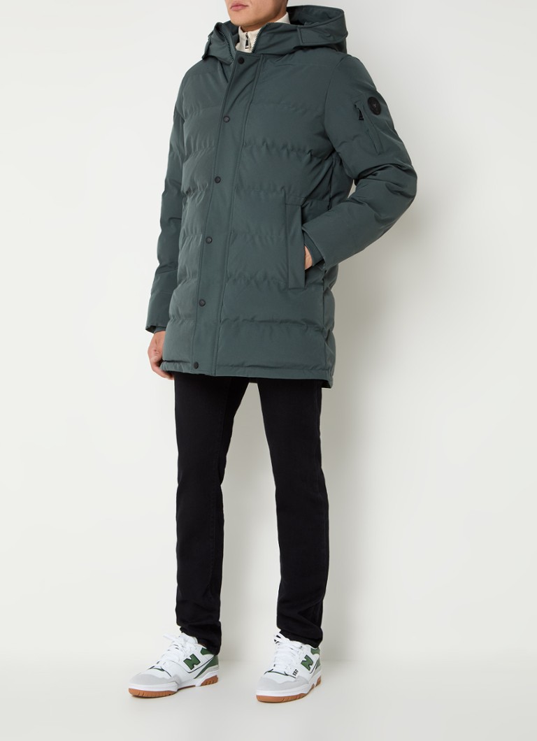 Parka trapuntato Airforce Chuck con cappuccio e tasche con cerniera.