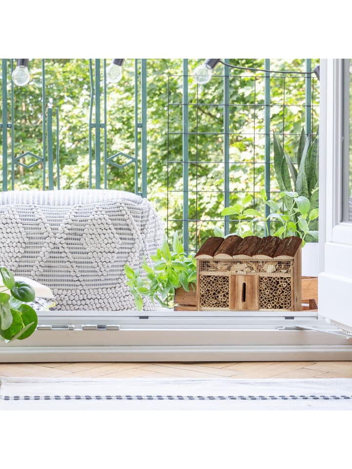 relaxdays Insektenhotel in Natur - (B)30,5 x (H)31 x(T)9,5 cm günstig kaufen onesize