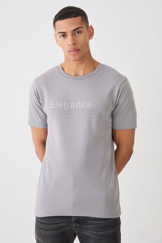 Slim Elegance Gloss Print T-shirt