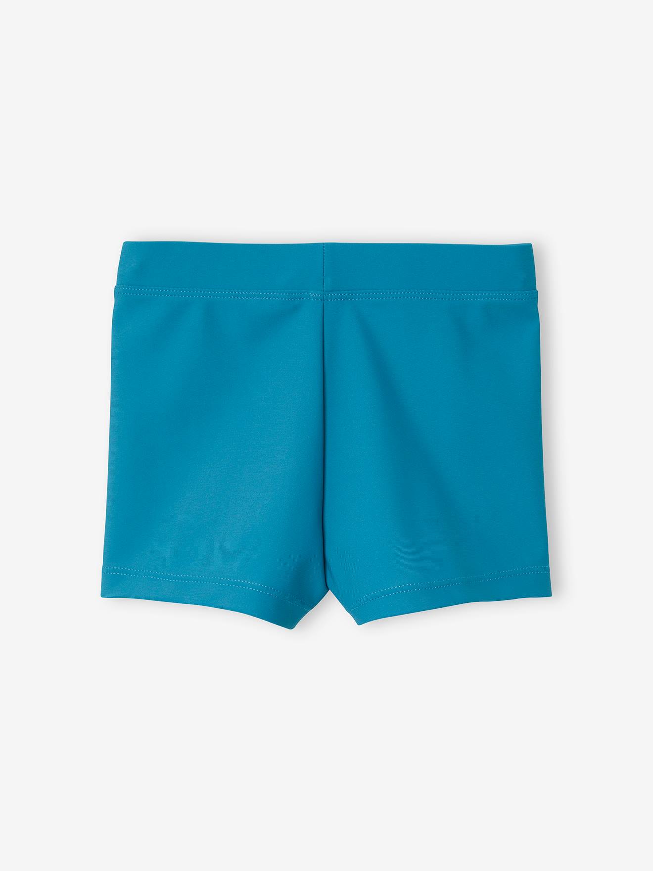 Lot de 2 boxers de bain imprimés garçon lot turquoise foncé