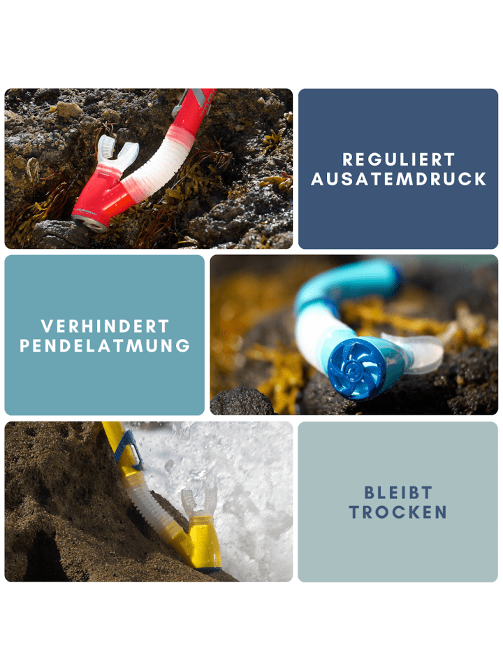 Kapitol Reef Schnorchel Ventilschnorchel Tauchen Kapitol Reef Profiqualität gelb günstig kaufen onesize