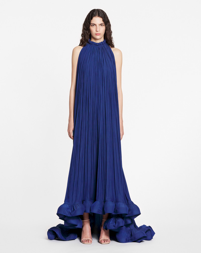 ROBE LONGUE EN CHARMEUSE TRIBUTE