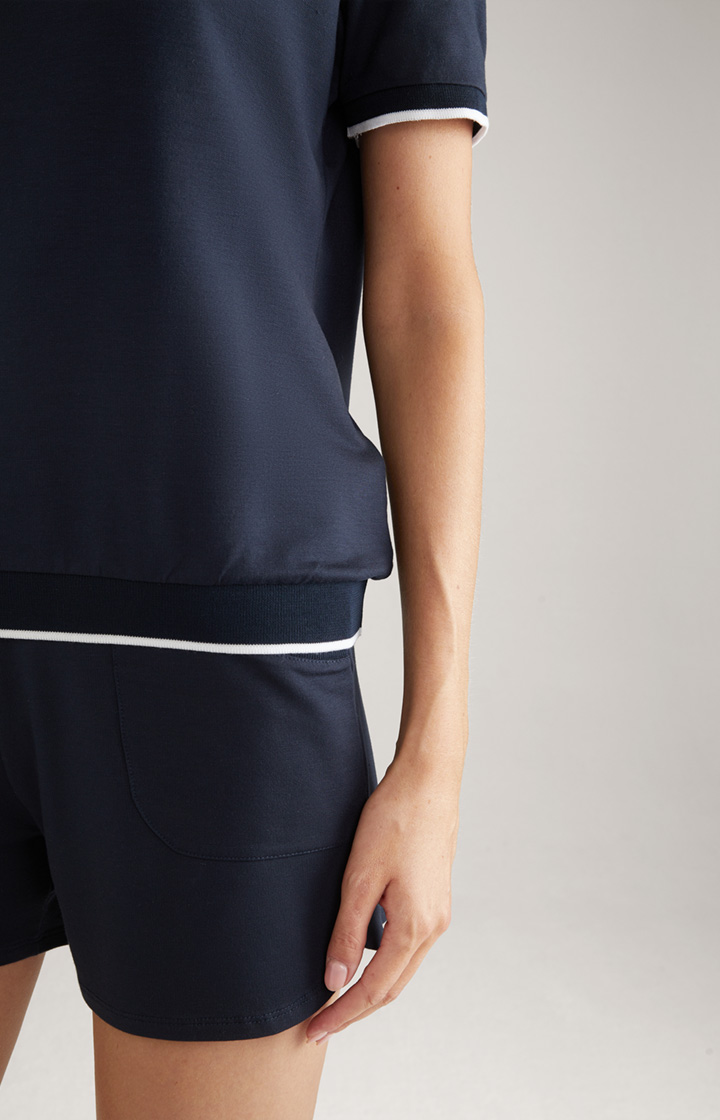 Loungewear Shirt in Navy